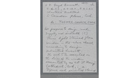 Object Togher, Co. Cork: Church of the Way of the Cross: Draft of letter with estimates and designs for windows of Our Lady and St. Josephcover picture