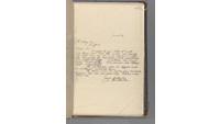 Object Book of Estimates 1905-1912: Estimate for painting Benada Abbey, Tubbercurry, for Mrs. Walsh Suprs.cover picture