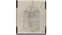 Object Belfast, Co. Antrim: Stormont Presbyterian Church: Pencil sketch of Christ, for stained glass windowcover picture