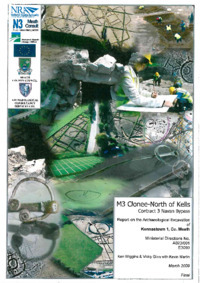 Object Archaeological excavation report,  E3093 Kennastown 1,  County Meath.cover picture