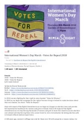 Object International Women’s Day 2018 Press and Social Media filescover