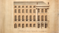 Object Elevation of two houses in Anglesea Street - corner of College Green.cover picture
