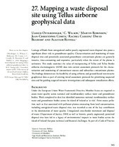Object 27. Mapping a waste disposal site using Tellus airborne geophysical datahas no cover picture
