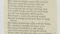 Object An admired song called The squire's daughterhas no cover picture