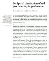 Object 30. Spatial distribution of soil geochemistry in geoforensicscover