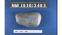 Object ISAP 03589, photograph of face 2 of stone axecover
