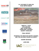 Object Archaeological excavation report,  E3255 Coolbeg A022-069,  County Wicklow.cover picture