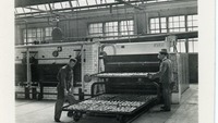 Object Aintree employees working at a drawplate ovenhas no cover picture
