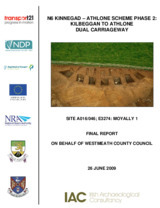 Object Archaeological excavation report,  E3274 Moyally 1,  County Offaly.cover