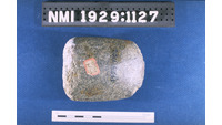 Object ISAP 04352, photograph of face 1 of stone axehas no cover
