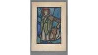 Object St. Luke with his symbol, the calf/ oxhas no cover picture