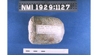 Object ISAP 04352, photograph of face 2 of stone axecover picture