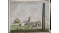 Object The Abbey and round tower at Kildare, co[unty] of Kildare [...]cover