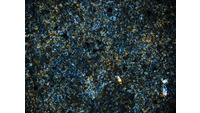 Object ISAP 03759, photograph of cross polarised thin section of stone axecover picture