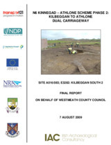 Object Archaeological excavation report,  E3282 Kilbeggan South 2,  County Westmeath.has no cover picture