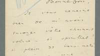 Object Oscar Wilde to [Paul] Bonnefon. IE TCD MS 11437/1/1/3cover