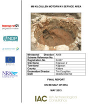 Object Archaeological excavation report, E4387 Kilgowan 2., County Kildare.cover picture