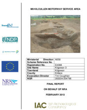 Object Archaeological excavation report, E4388 Kilgowan 3., County Kildare.cover
