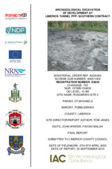 Object Archaeological excavation report,  E3940 Rossbrien Site 2,  County Limerick.has no cover picture