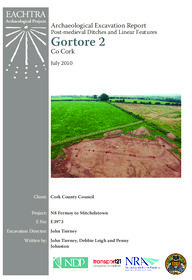 Object Archaeological excavation report,  E3973 Gortore 2,  County Cork.cover picture