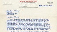 Object Letter from the British Legion to H.W. Wilsoncover