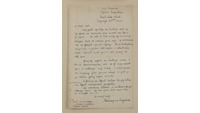 Object Letter from Seamus Ó Casaide to Henry Morriscover picture