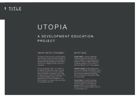 Object UTOPIA : A Development Education Projectcover