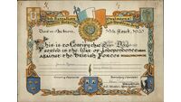 Object Certificate of service of Seán Doyle, Irish Republican Army.has no cover picture