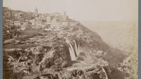 Object Souvenir photograph of Tivoli, with a view of the town and waterfallscover