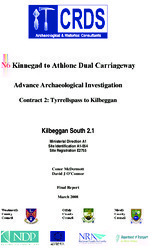 Object Archaeological excavation report,  E2755 Kilbeggan South 1.2,  County Westmeath.cover