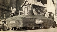 Object Jacob's 'Biscuit House' float in the Dublin St Patrick's Day parade in 1958has no cover picture