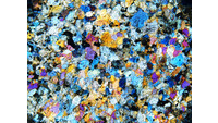 Object ISAP 04793, photograph of cross polarised thin section of stone axehas no cover picture