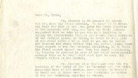 Object Letter [carbon-copy] from [Miss H.G. Wilson], Secretary, Irish National War Memorial Committee to T.J. Byrne, Principal Architect, OPW.has no cover picture