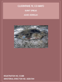 Object Archaeological excavation report,  E3388 Cloonfane IV,  County Mayo.cover picture