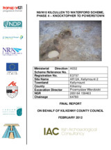 Object Archaeological excavation report, E3757 Kellymount 2,   County Kilkenny.cover picture