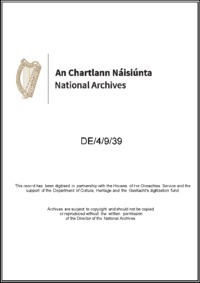Object Correspondence between Seán Milroy, Secretary, Committee of Information on the Case of Ulster [CICU] and Liam Tomás Mac Cosgair [William T Cosgrave], Minister for Local Government, regarding the effect of partition on local government in Ulsterhas no cover picture