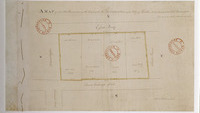 Object A Map of four Old Houses. City Estate, lately demised to Mr. Wm Barringtoncover picture