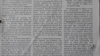 Object Discrimination Against Sexual Orientation
Donal Sheehan 1986 Article in Distributive Worker Newslettercover picture
