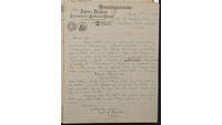 Object Letter from James Pearse to Henry Morris dated 30 August 1899cover picture
