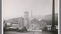 Object Copy of a photograph of Stelfoxe's Mill in Baxenden, Lancashire, where Michael Davitt lost his armcover picture