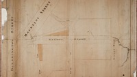 Object Plan of the ground demised by Lord Mountjoy to Messrs. Thomas and Hendrick by two leases dated 9th February 1807, together with the ground demised to the same parties by Mr. Eccles.cover