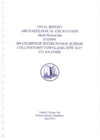 Object Archaeological excavation report,  01E0893 Collinstown Site 16/17,  County Kildare.has no cover