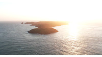 Object Aerial view of Skomer Island at Sunset.cover picture