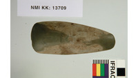 Object ISAP 16981, photograph of the side of stone axe/adzecover picture