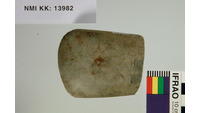 Object ISAP 16984, photograph of face 1 of stone axecover picture