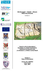 Object Archaeological excavation report,  02E0462 Johnstown 1 Vol 3 Plates & Illustrations, County Meath.cover picture