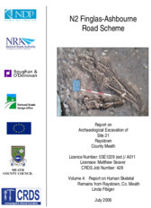 Object Archaeological excavation report,  03E1229 Raystown Site 21 Vol 4 Appendices 8 Human Remains,  County Meath.cover picture