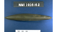 Object ISAP 03224, photograph of the right side of stone axe/adzehas no cover picture