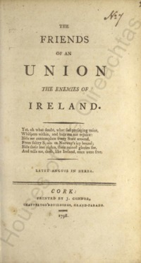 Object The friends of an union, the enemies of Irelandhas no cover picture