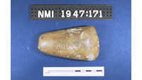 Object ISAP 03765, photograph of face 1 of stone axecover